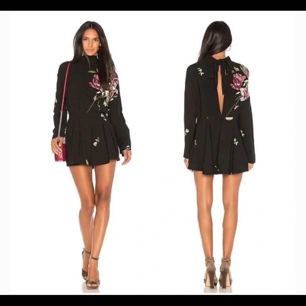 Free people Gemma mock neck tunic dress top